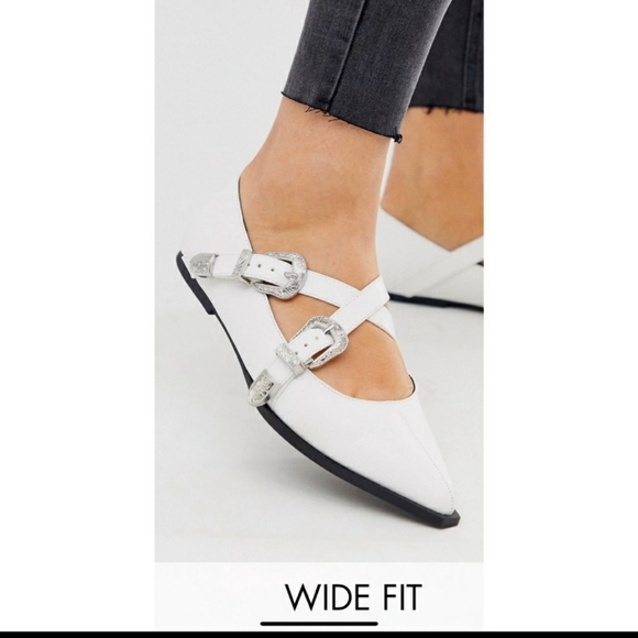 ASOS Shoes - ASOS Wide fit Lexicon Pointed Ballet Flats